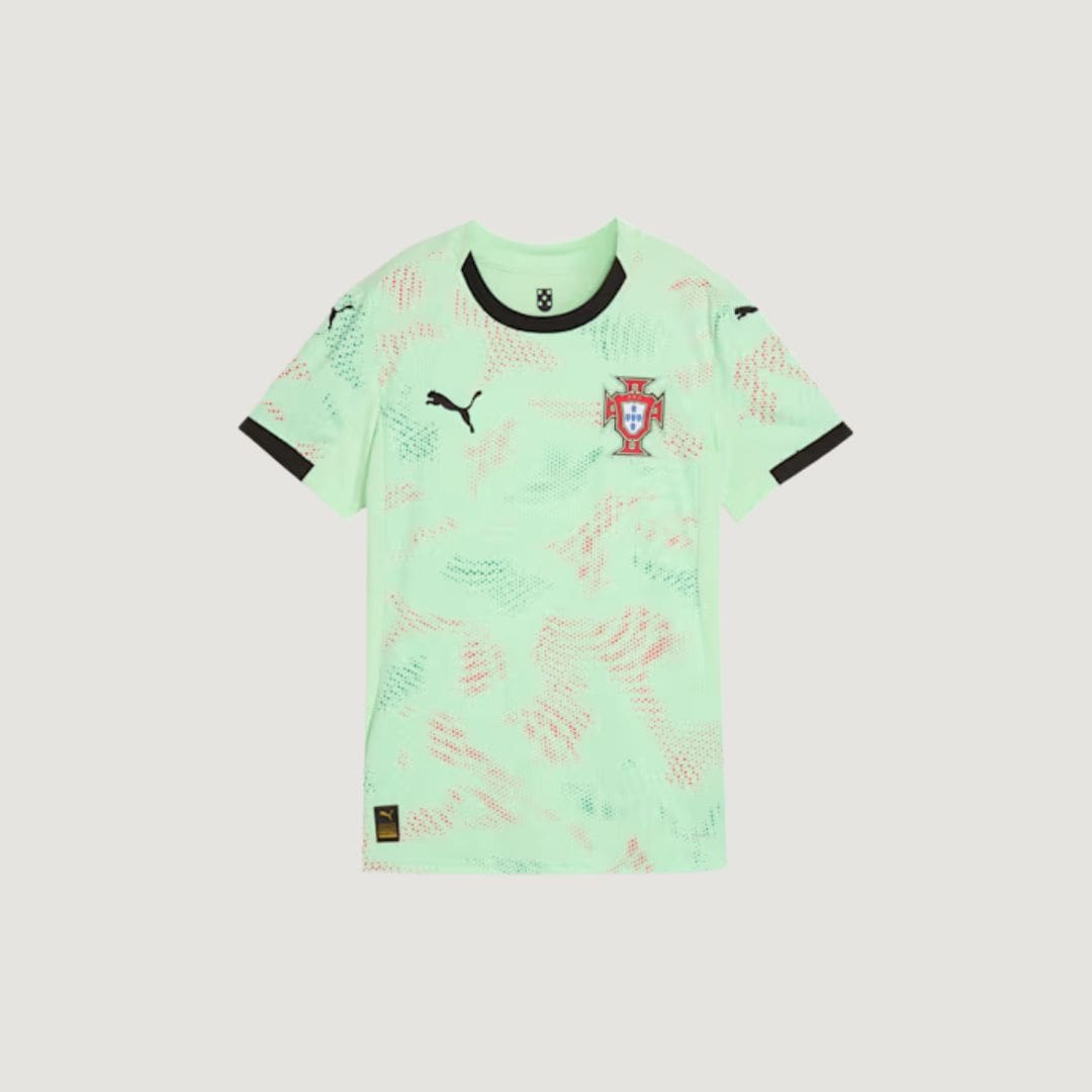 Portugal – Maillot Extérieur 2025 – Vert Menthe & Détails Noir