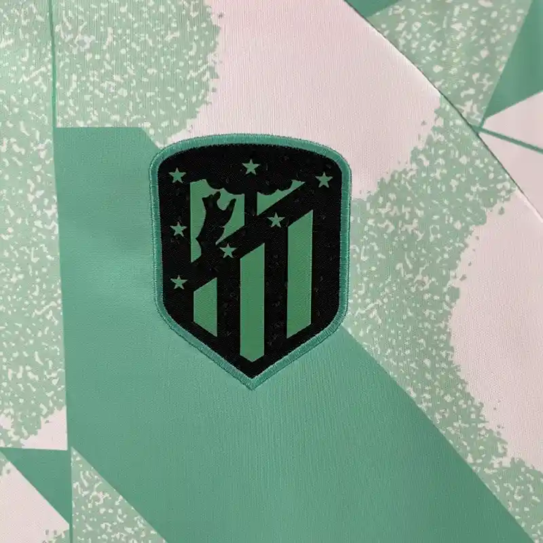 Atletico Madrid - Maillot Pre-Match - Vert / Blanc