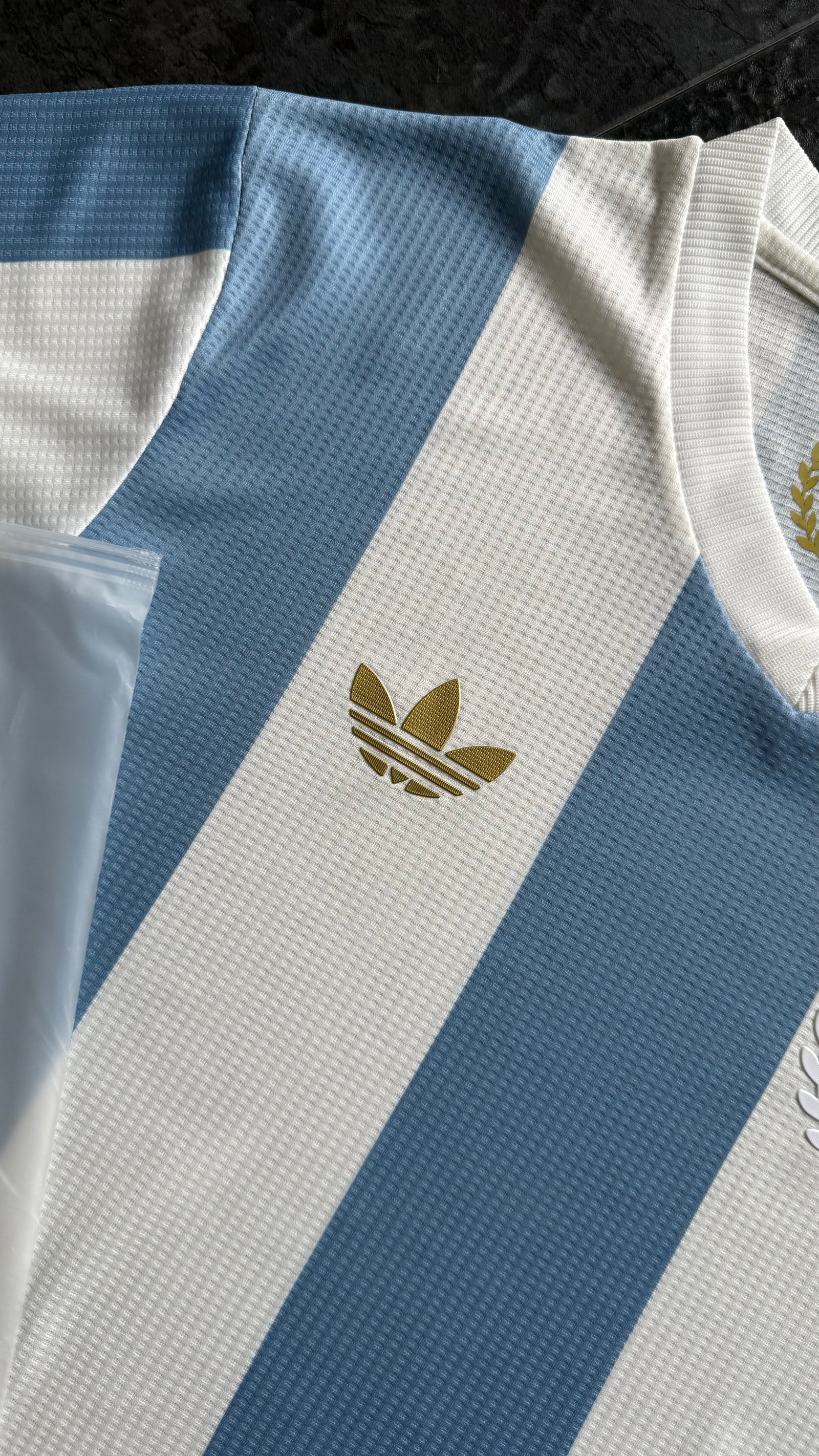 Argentine – Maillot Retro 50ème Anniversaire – Bleu ciel