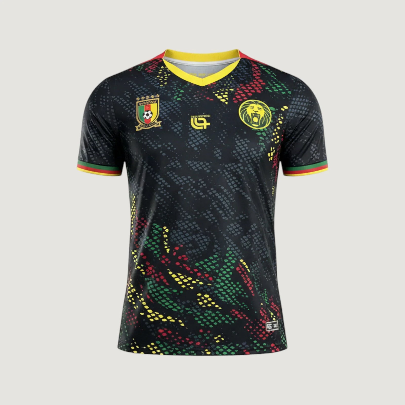 Cameroun – Maillot Spécial 2025/26 – Noir, Vert, Rouge