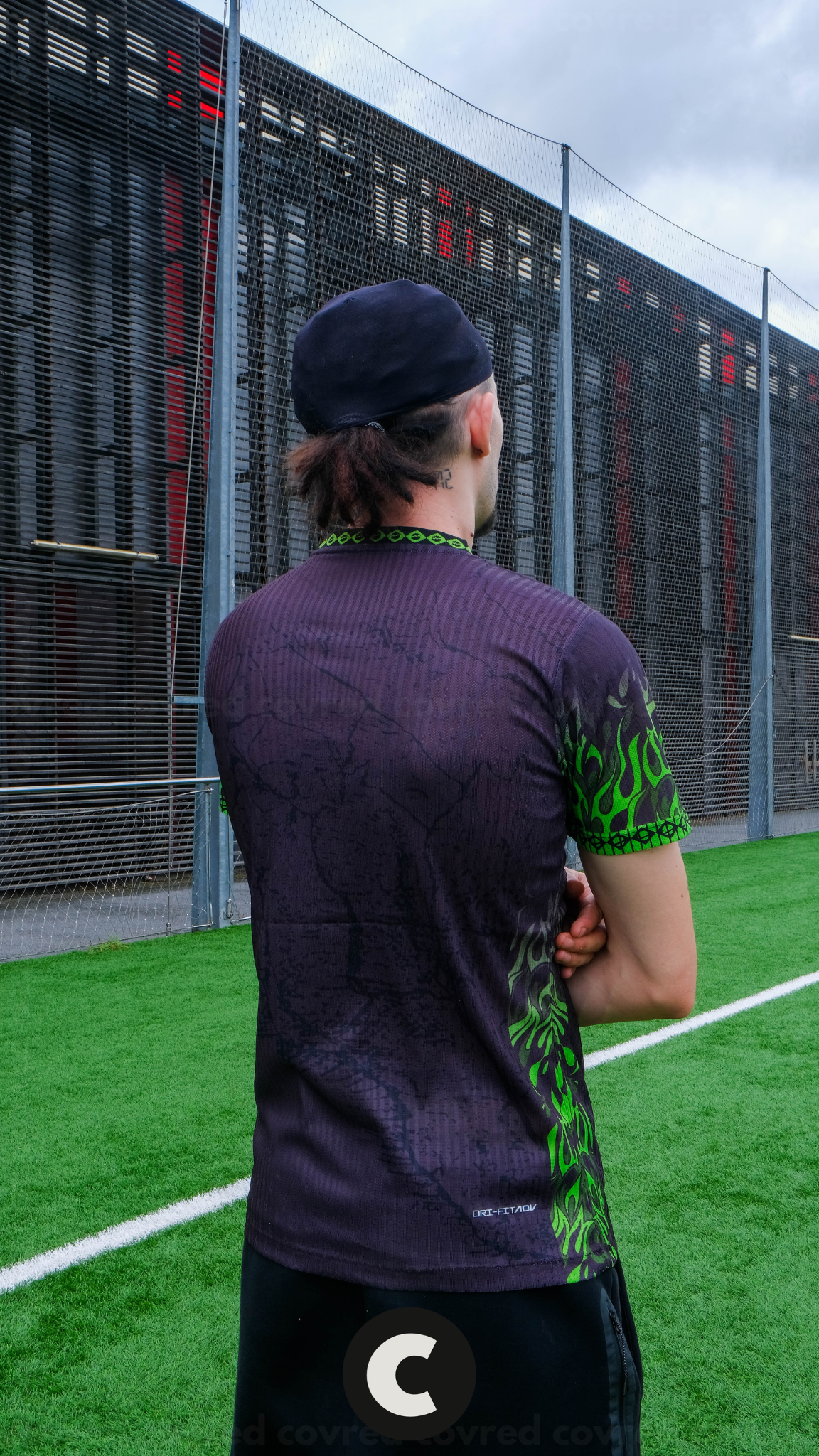 Brésil – Maillot Concept 2026 – Noir, Vert Fluo