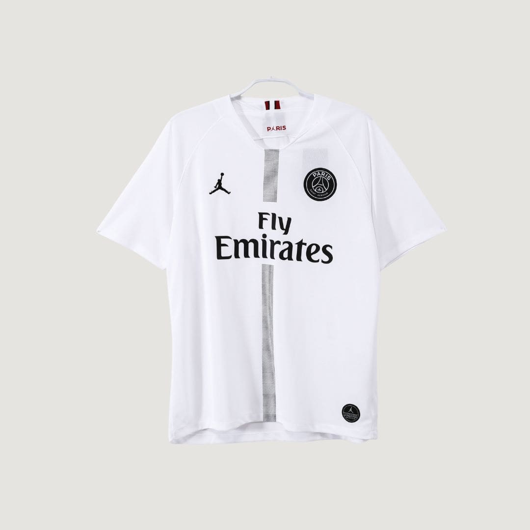 Paris Saint Germain ( PSG ) - Maillot Rétro Extérieur 18/19 – Blanc