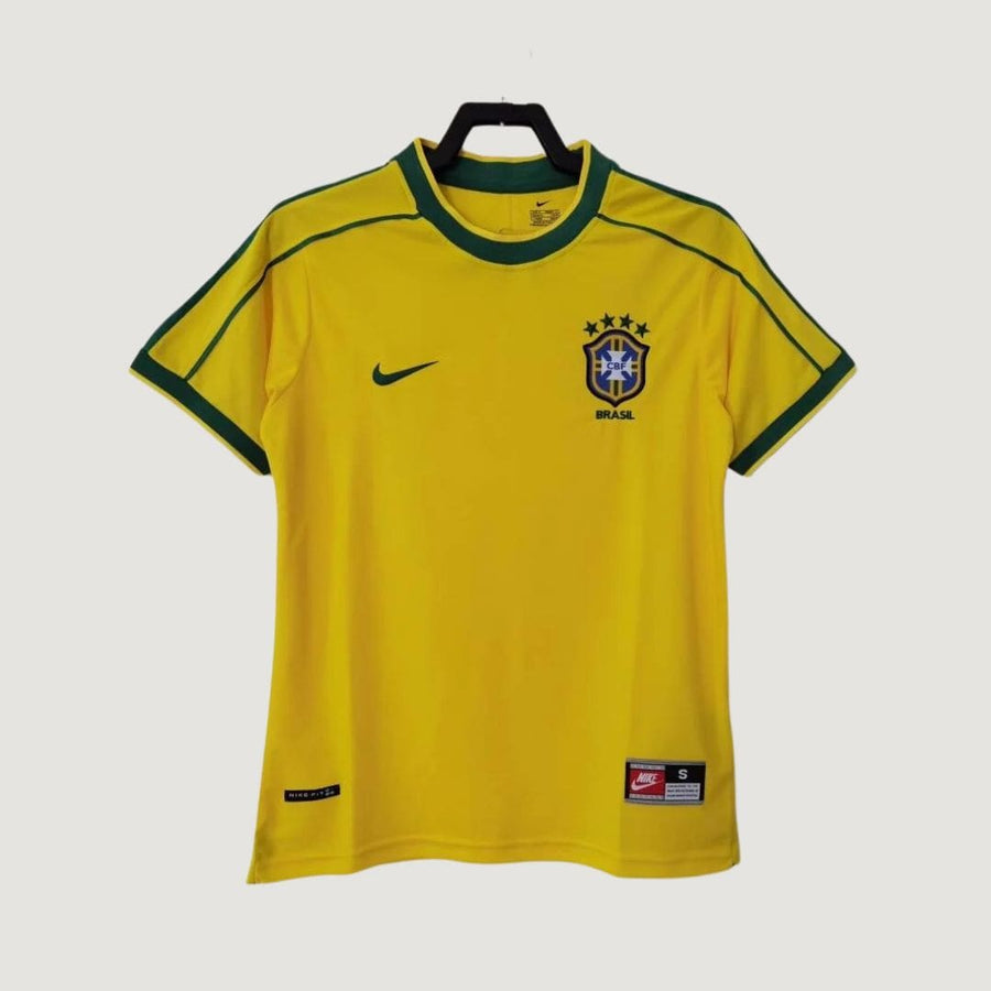 Brésil - Maillot Rétro 1998 - Jaune