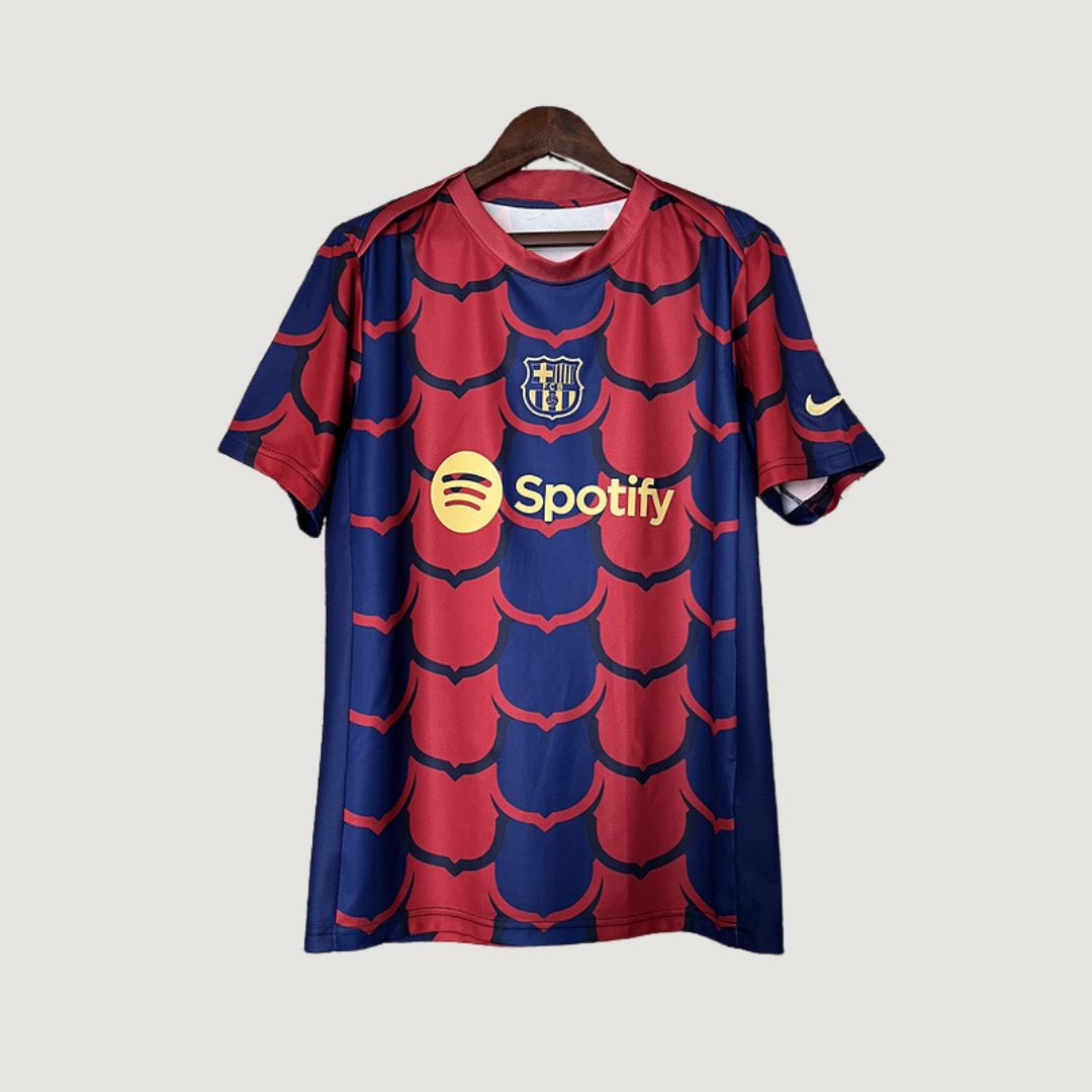 FC Barcelone - Maillot d'Entraînement  24/25 - Rouge, Bleu