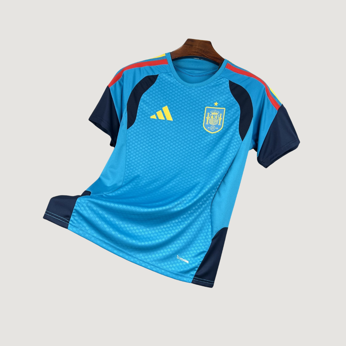Espagne – Maillot Pré-Match 2026 – Bleu & Jaune