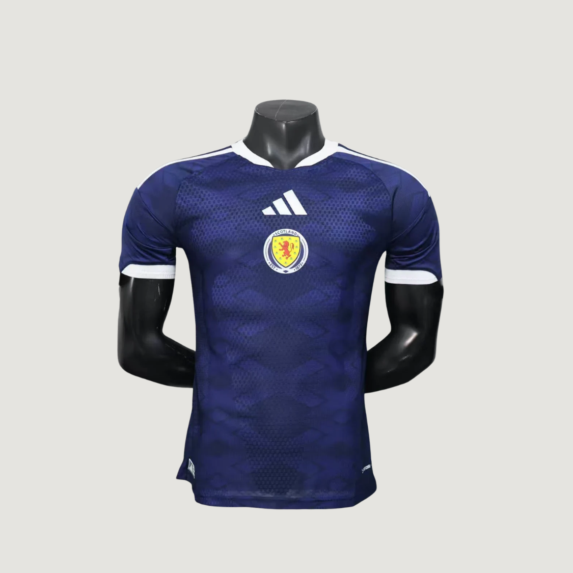 Écosse – Maillot Domicile Coupe du Monde 2026 – Bleu Marine, Blanc
