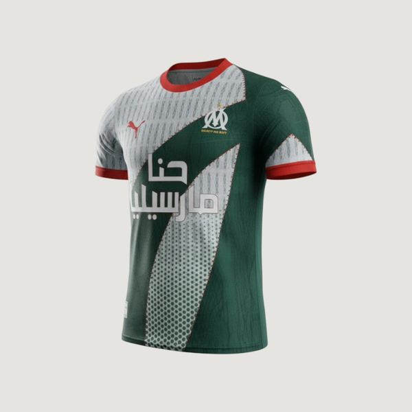 Olympique de Marseille – Maillot Édition Spéciale 2025/26 Homme – Vert, Blanc, Rouge