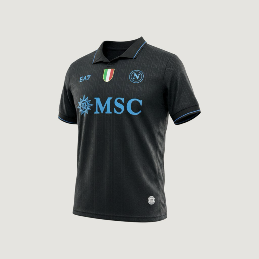 Naples – Maillot Extérieur 2025-26 – noir