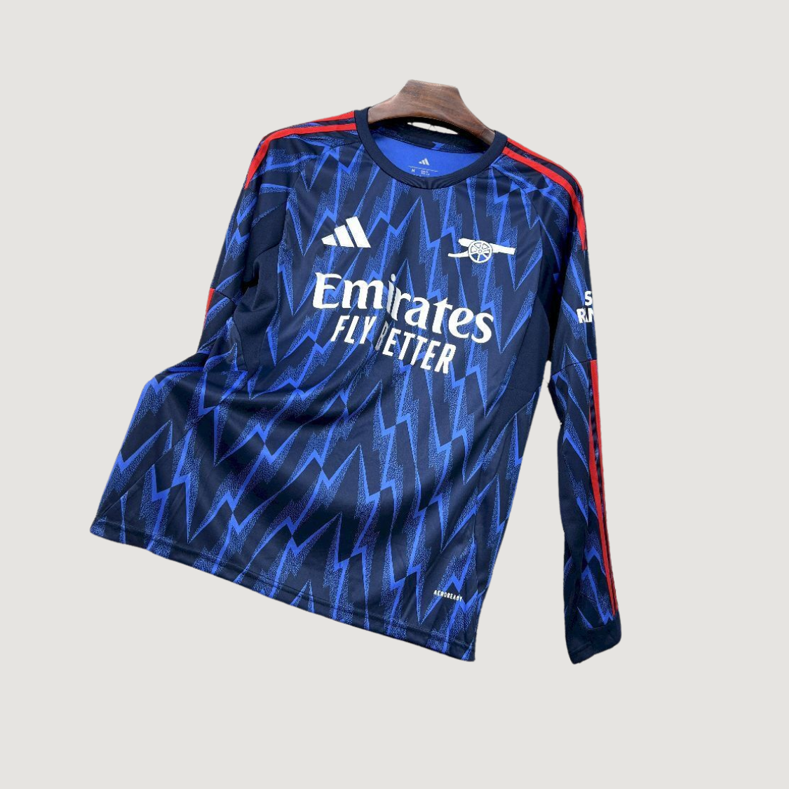 Arsenal – Maillot Extérieur Manches Longues 2025/26 – Bleu marine