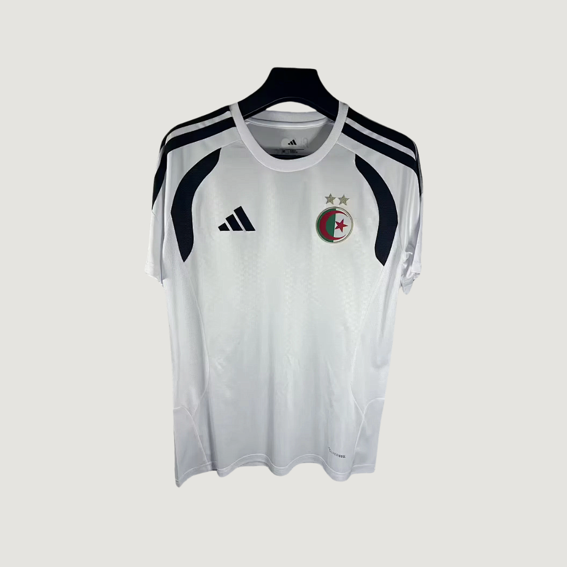 Algérie – Maillot d’Entraînement Coupe du Monde 2026 Homme – Blanc, Noir