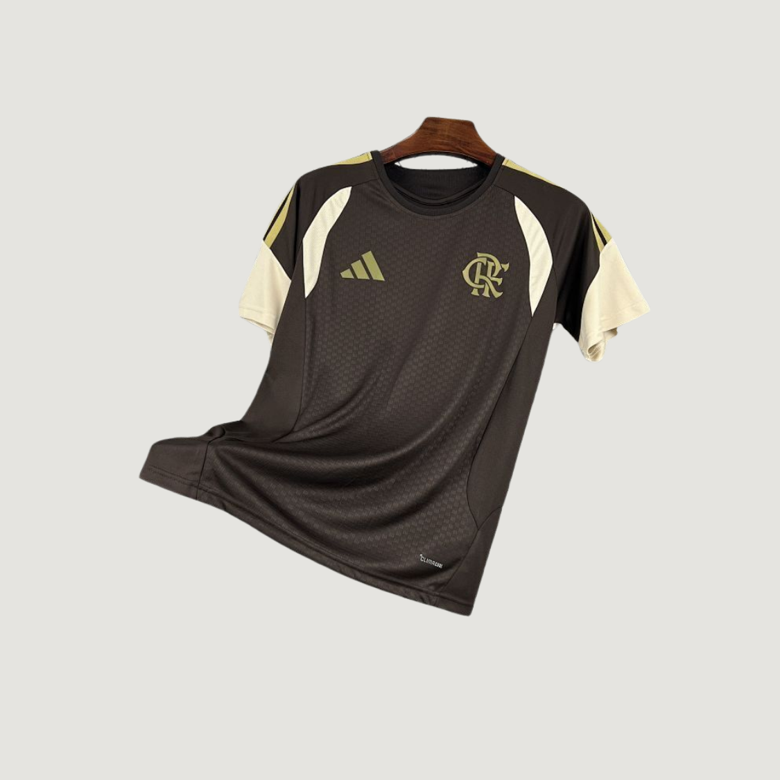 Flamengo – Maillot Pré-Match 2025/26 Homme – Marron, Beige
