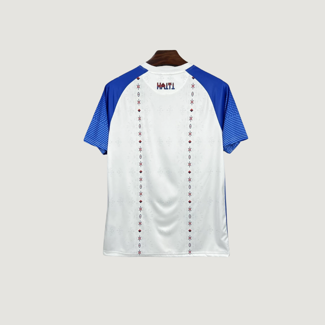 Haïti – Maillot Coupe du monde 2026 – blanc, bleu, rouge