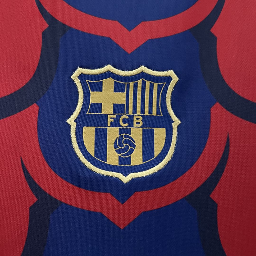 FC Barcelone - Maillot d'Entraînement  24/25 - Rouge, Bleu