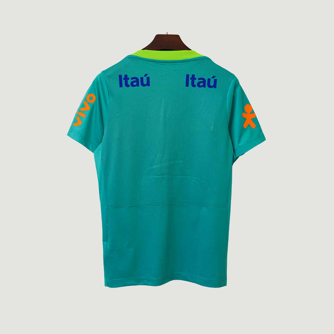 Brésil – Maillot d’Entraînement 2025/26 Homme – Vert lac, Vert clair