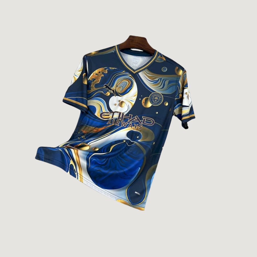 Manchester City – Maillot Concept 2025/26 – Bleu & Doré