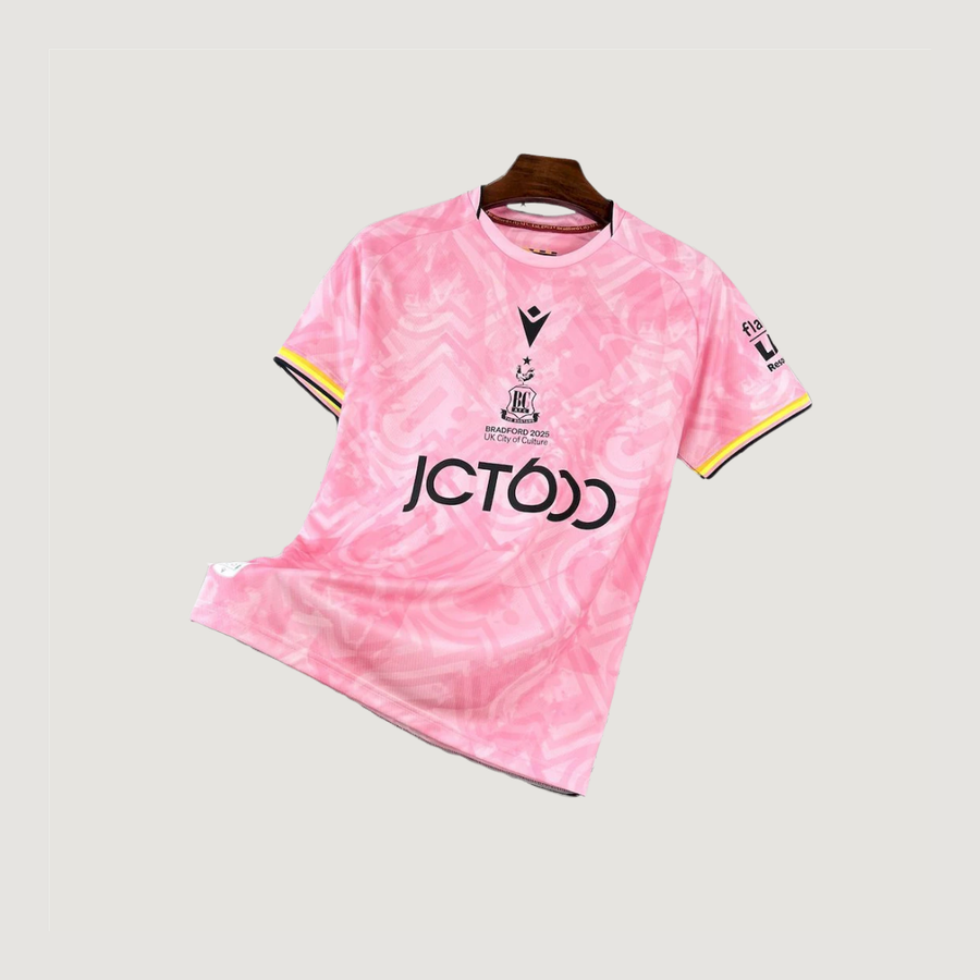 Bradford City – Maillot Extérieur 2025/26 – Rose