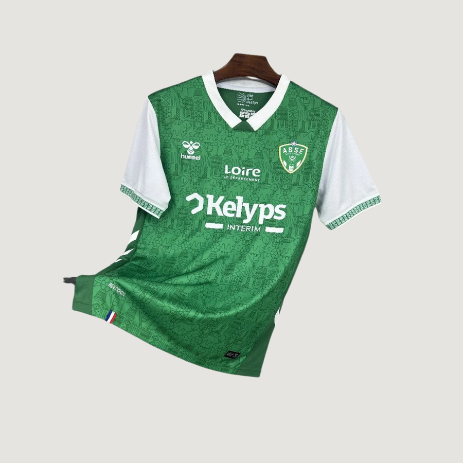 AS Saint-Étienne – Maillot Domicile 2025/26 – Vert,Blanc