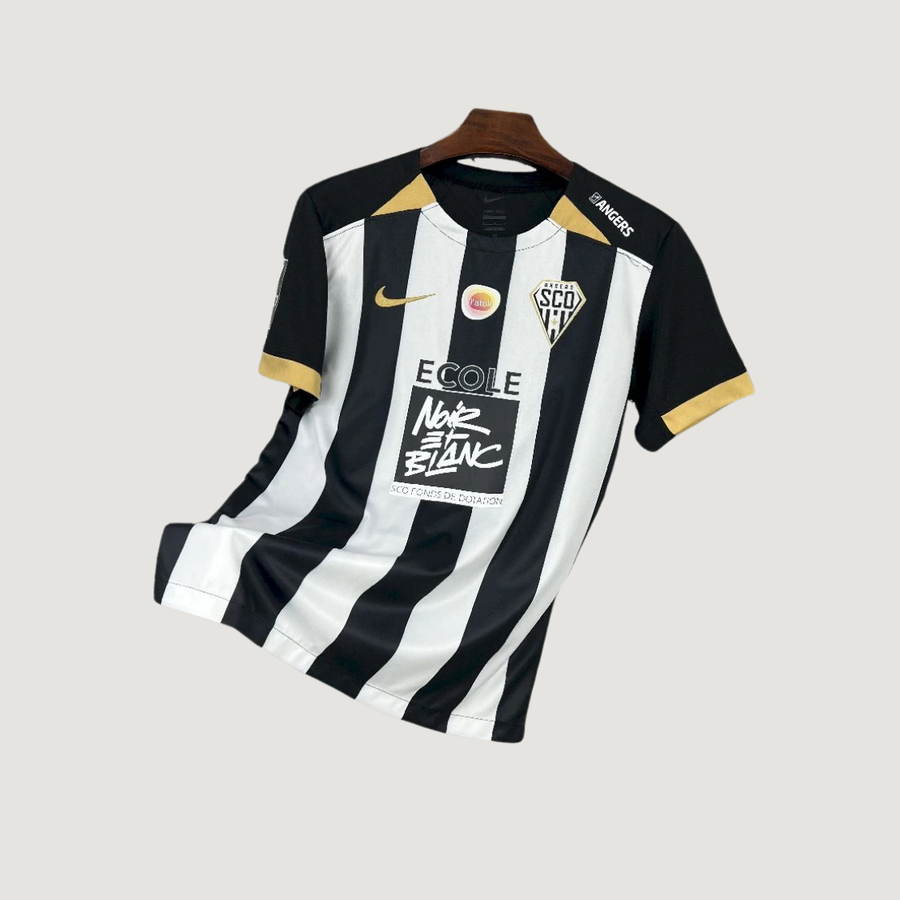 Angers SCO – Maillot Domicile 2025/2026 – Noir et Blanc