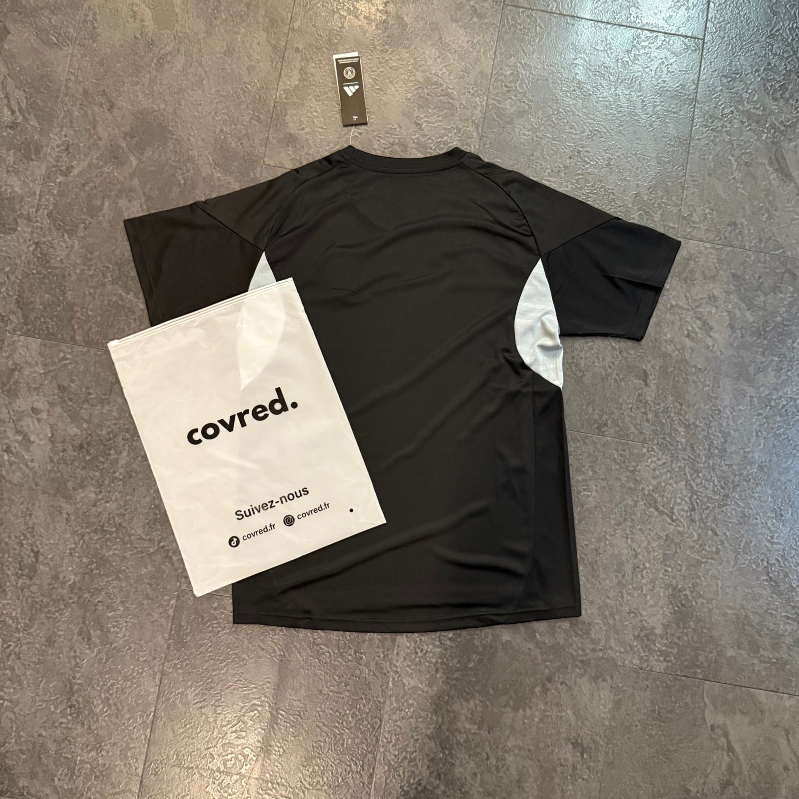 Inter Miami – Maillot d’Entraînement 2025/26 – Noir, Gris
