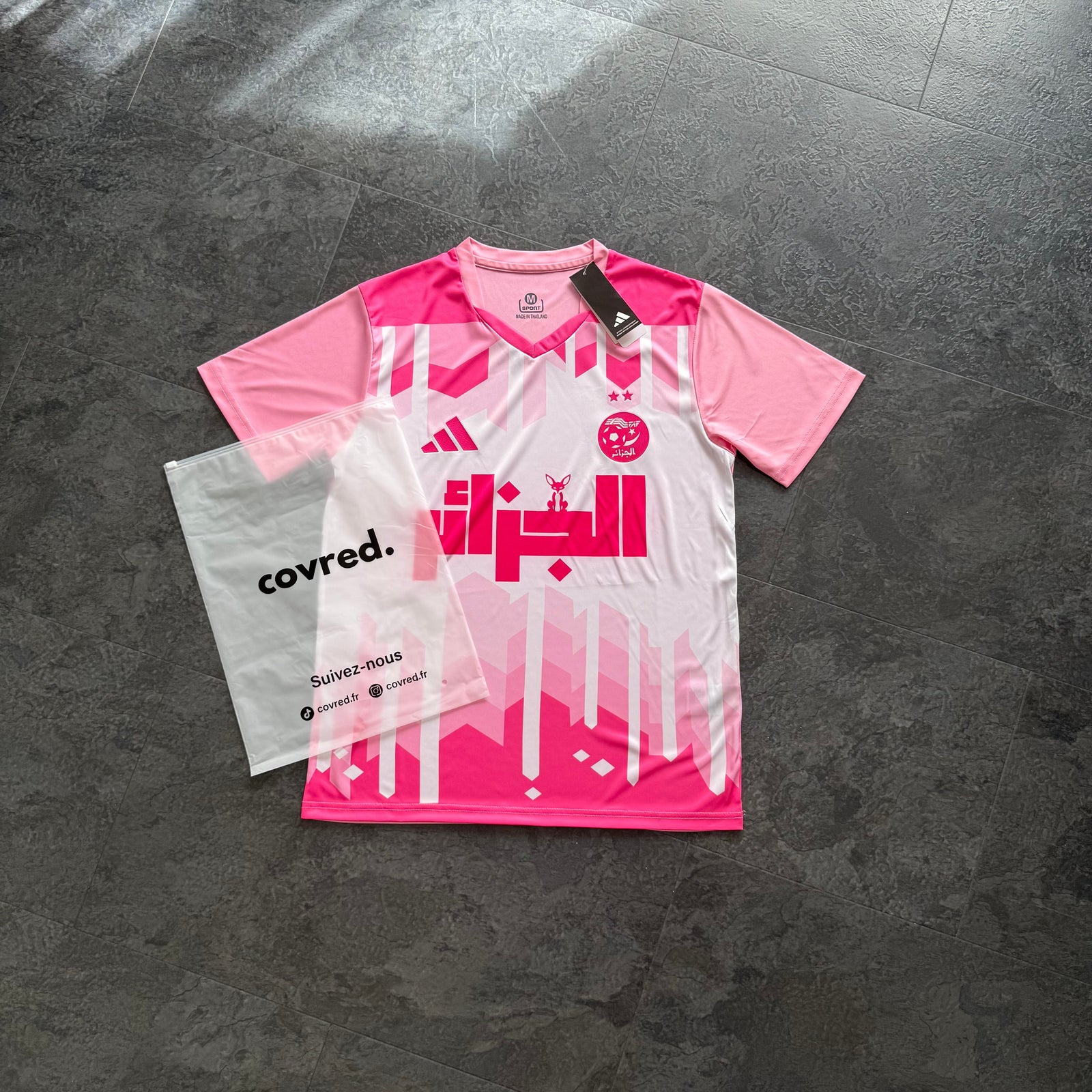 Algérie – Maillot Concept 2026 – Rose, Blanc