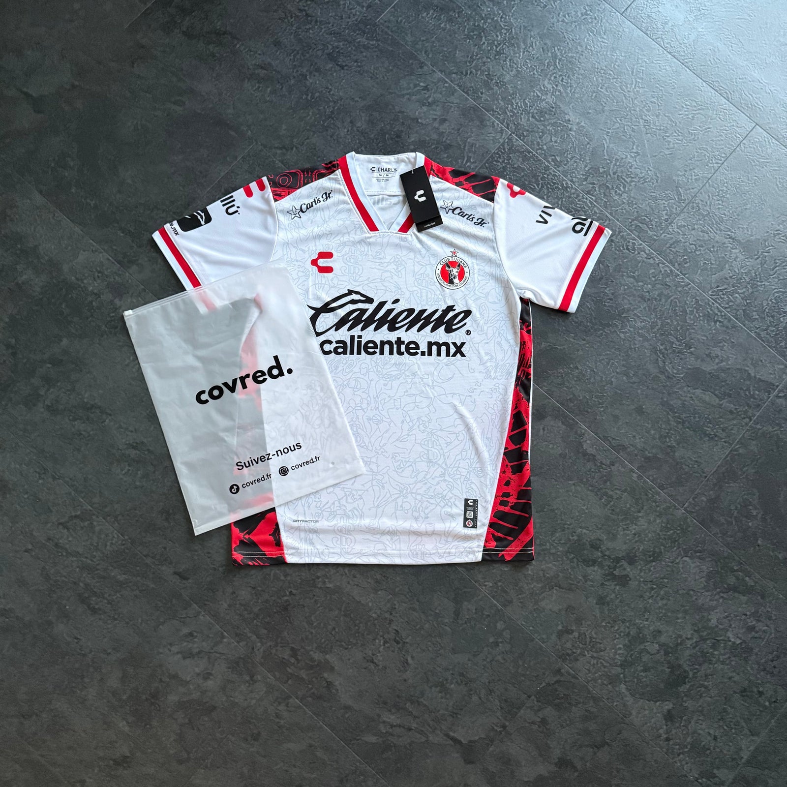 Club Tijuana – Maillot Extérieur 2025/26 – Blanc, Rouge