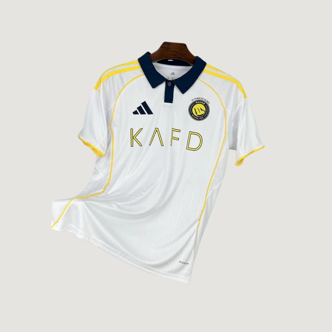 Al Nassr – Maillot Third 2025/26 – Blanc, Jaune