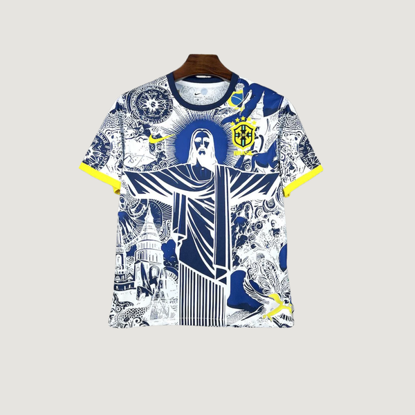 Brésil – Maillot Concept 2025/26 – Bleu, Blanc