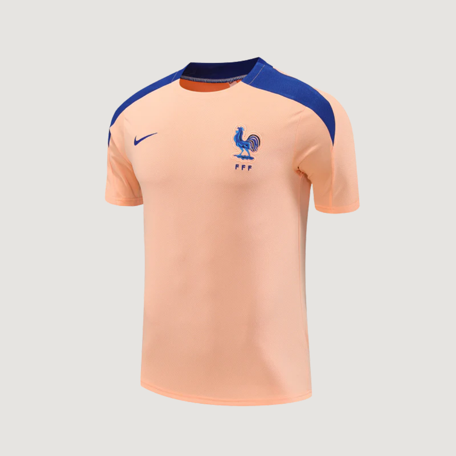 France – Maillot Entraînement 2025/26 – Pêche, Bleu