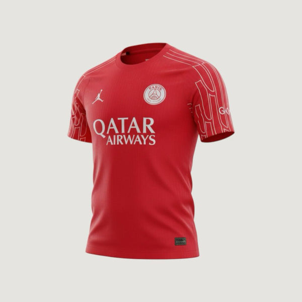 Paris Saint Germain ( PSG ) - Maillot d’entraînement 24/25 - Rouge