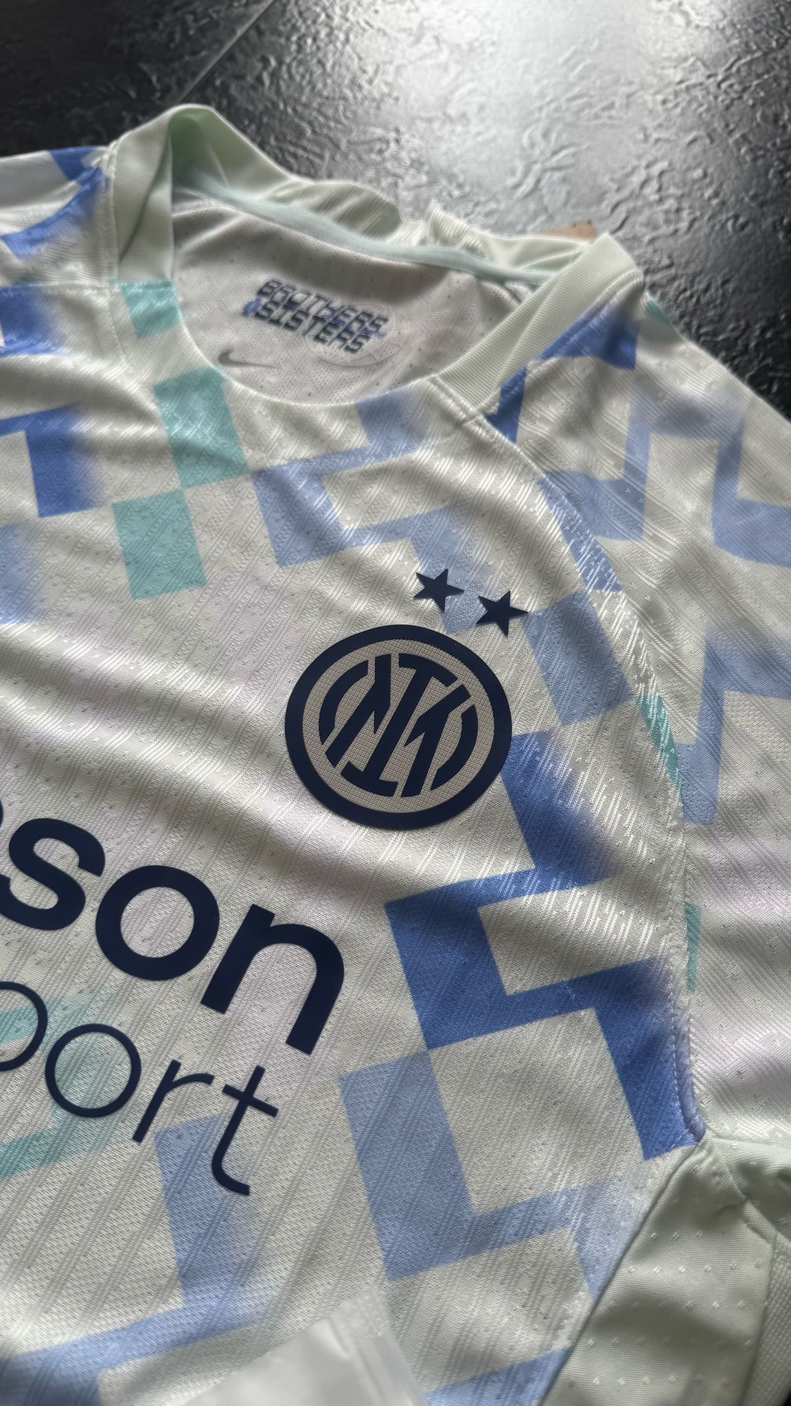 Inter Milan – Maillot Extérieur 2025/26 – Blanc, Bleu