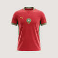 Maroc – Maillot Domicile 2026 – Rouge, Vert