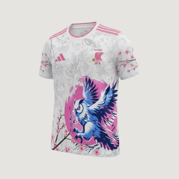 Japon – Maillot Concept – Blanc Rose Bleu