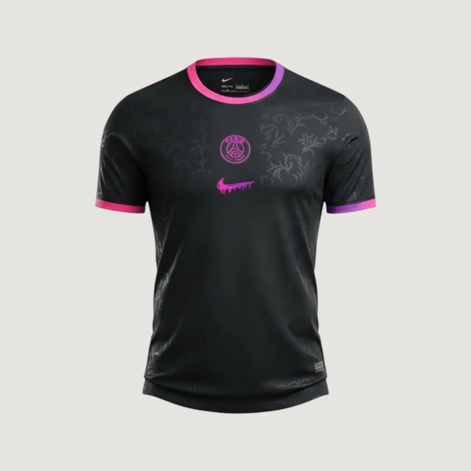 Paris Saint Germain ( PSG ) - Maillot Concept - Noir, Violet, Rose